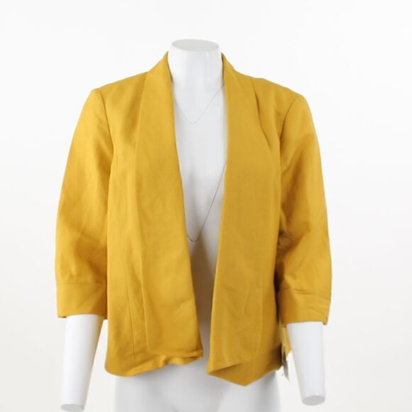 Kasper Petite Open Front Blazer Butterscotch PXL - Picture 2 of 5